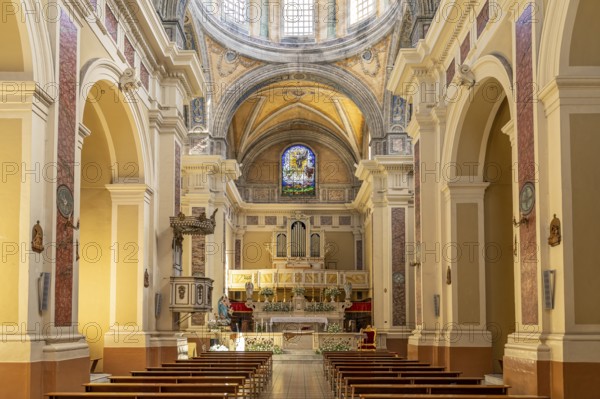 Interior of the Chiesa Parrocchiale della Trasfigurazione di Nostro Signore Gesú Cristo in