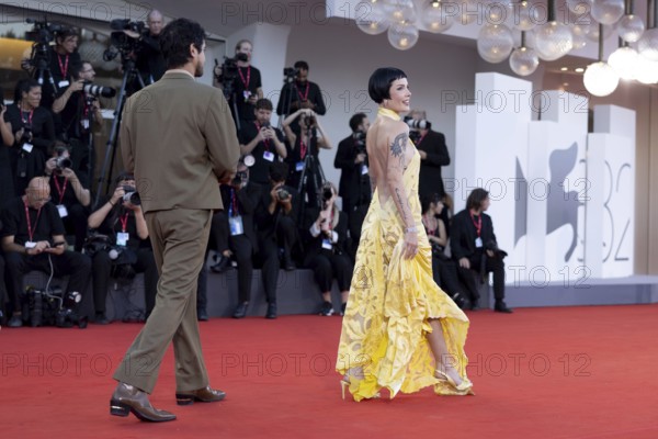 Venice, Italy - 1 September 2025: Halsey and Avan Jogia during the red carpet of - The Smashing