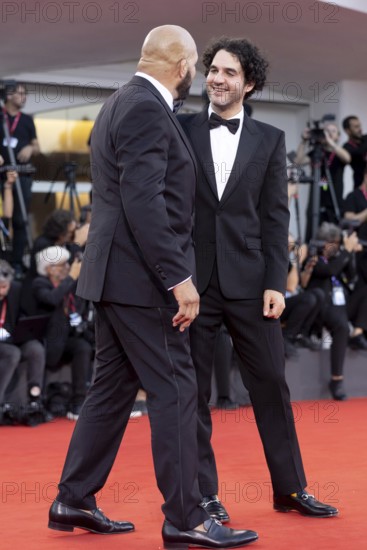 Venice, Italy - 1 September 2025: Mark Kerr, Benny Safdie during the Red Carpet of - The Smashing