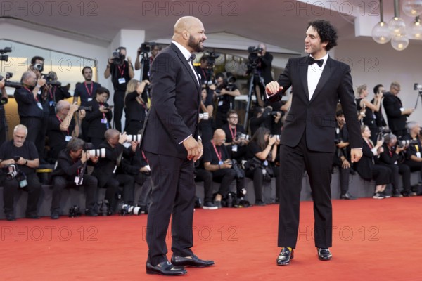 Venice, Italy - 1 September 2025: Mark Kerr, Benny Safdie during the Red Carpet of - The Smashing