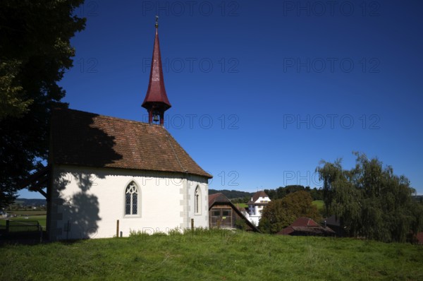 Wyher Castle Chapel, Wyher moated castle, Ettiswil, Canton Lucerne, Switzerland