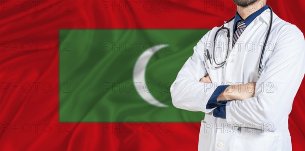 Maldives national health system. Maldives health and medical insurance concept
