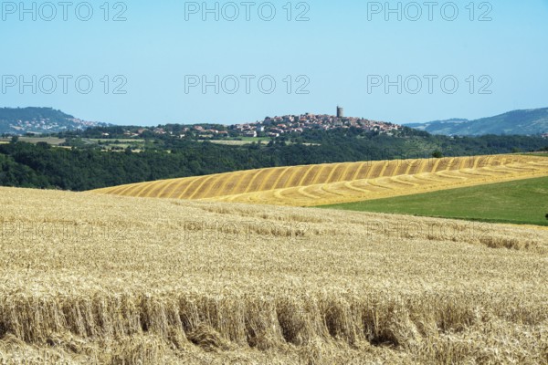 View of Montpeyroux labelled Les Plus Beaux Villages de France, The Most Beautiful Villages of