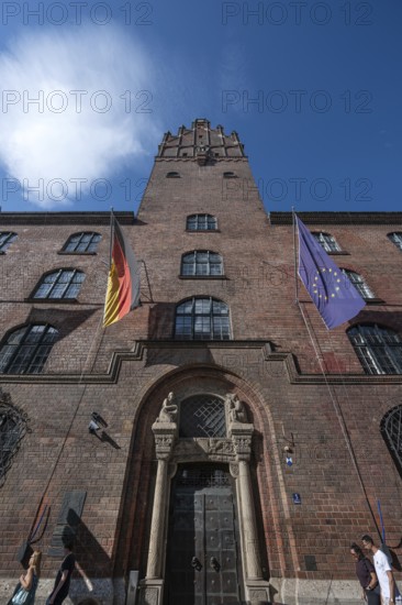Bavarian Constitutional Court, built in the Bavarian Brick Gothic style, 1903 to 1905,