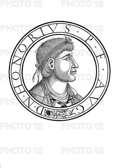 Flavius Honorius (born 9 September 384 in Constantinople, died 15 August 423 in Ravenna) was