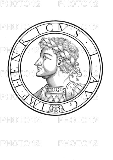Henry III (born 28 October 1016 or 1017, died 5 October 1056 in Bodfeld, Harz) from the Salian