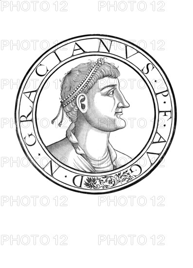 Gratian (born 18 April 359 in Sirmium, died 25 August 383 in Lugdunum), whose full name was Flavius