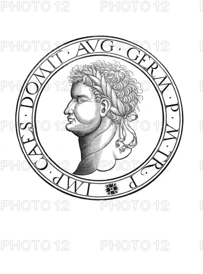 Domitian (born 24 October 51 in Rome, died 18 September 96 in Rome) was Roman Emperor from 14