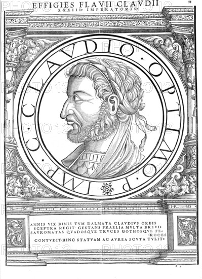 Claudius Gothicus (born around 214, died 270) was Roman emperor from 268 to 270. His full name is