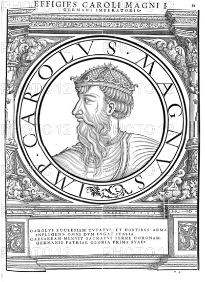 Charlemagne (born probably 2 April 747 or 748, died 28 January 814 in Aachen) was king of the