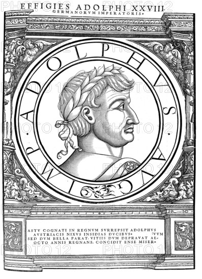 Adolf of Nassau (born in front of 1250, died 2 July 1298) from the Walramian line of the Nassau
