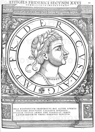 Frederick II, Federico II di Svevia, (born 26 December 1194 in Jesi near Ancona, died 13 December