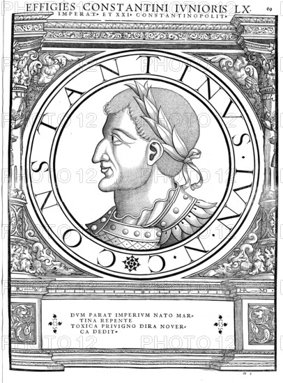 Constantine IV (born c. 650, died 685), Latin Flavius Constantinus, Byzantine emperor from 668 to