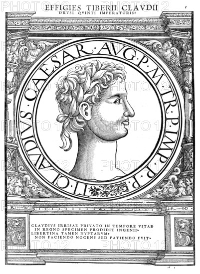 Tiberius Claudius Caesar Augustus Germanicus, in front of his accession to power Tiberius Claudius