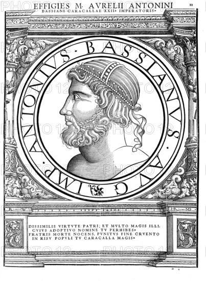 Caracalla, Lucius Septimius Bassianus, (born 4 April 188 in Lugdunum, died 8 April 217 in