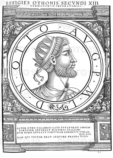 Otto II, Otto the Red, (born 955, died 7 December 983 in Rome) from the noble Liudolfing dynasty