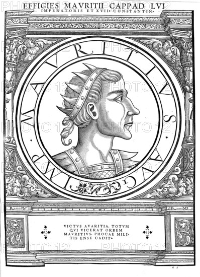 Maurikios, Flavius Mauricius Tiberius, (born 539 in Arabissos, died 27 November 602 in Chalkedon)