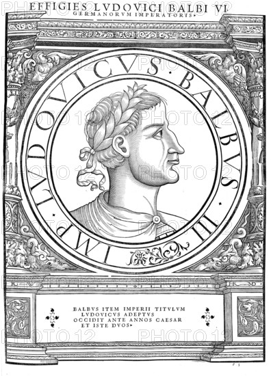 Louis II, called the Stammler, (born 1 November 846, died 10 April 879 in Compiègne), was the