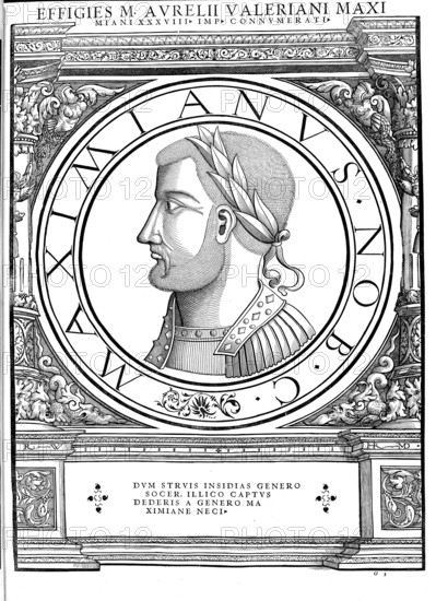 Marcus Aurelius Valerius Maximianus, Herculius, (born around 240 near Sirmium, died † 310 in Gaul)