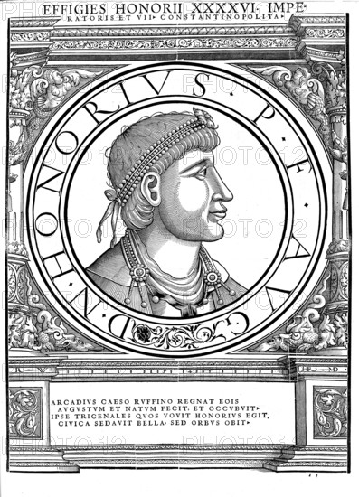 Flavius Honorius (born 9 September 384 in Constantinople, died 15 August 423 in Ravenna) was