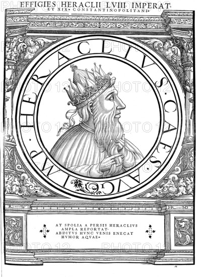 Herakleios, Flavius Heraclius, Flavios Heraklios, (born around 575 in Cappadocia, died 11 February