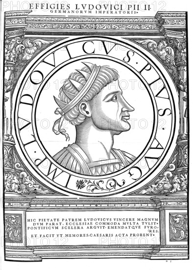 Louis I, Louis the Pious, Louis le Pieux, (born June/August 778 in Chasseneuil near Poitiers, died