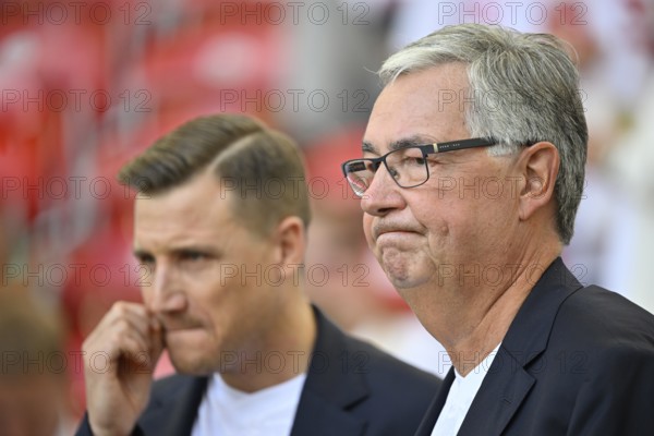 President Dietmar Allgaier VfB Stuttgart and Member of the Executive Committee Andreas Grupp VfB