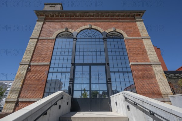 Artist Stefan Strumbel's studio in a former, historic boiler house of a brewery, Offenburg,