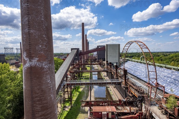 The Zollverein coking plant, backdrop to the once largest central coking plant in Europe, closed in