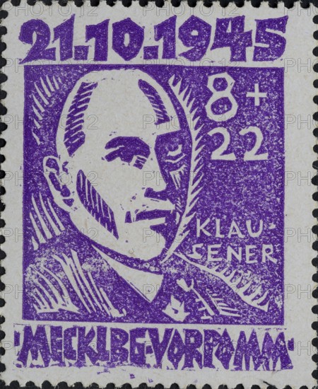 Erich Klausener, 1885, 1934, a German jurist, Catholic politician and anti-Nazi. Portrait on a