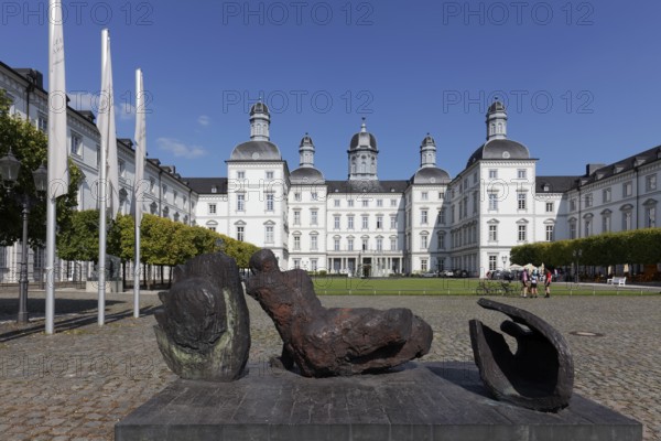 Schloss Bensberg, Althoff Grandhotel Schloss Bensberg, luxury hotel, sculpture Krieger by Markus
