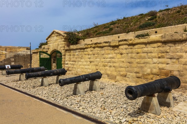 Fort St. Elmo, fortress on the northern tip built in 1670 by the Order of Malta to fortify the