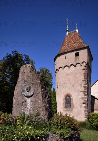 War memorial Monument Gyss, memorial commemorating the inhabitants of Obernai who died in the