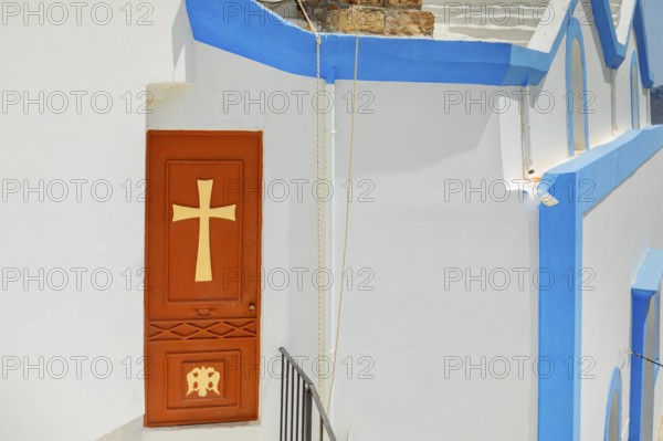 Megali Panagia church, Chorio, Symi Island, Dodecanese Islands, Greece