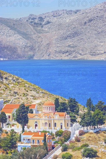 Church of Evangelismos (also known as Annunciation Church), Gialos, Symi Island, Dodecanese