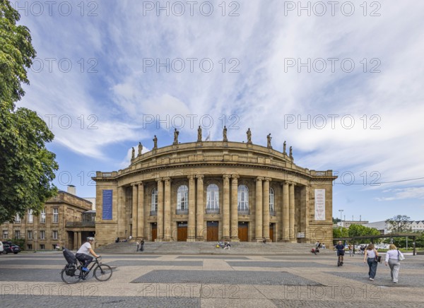 Littmann building on Stuttgart's Eckensee, venue of the Württemberg State Theatre Stuttgart (WST) .
