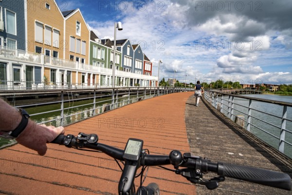 Small town of Houten near Utrecht, bicycles have priority in the town of 50, 000 inhabitants,