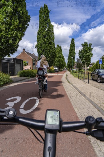 Cycling in the Dutch city of Houten, south of Utrecht, around 50, 000 people live here and work in