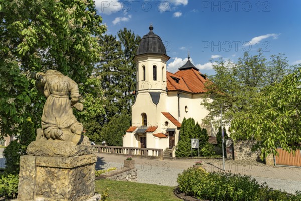 The Church of the Assumption of Mary in Cernošice, Czech Republic