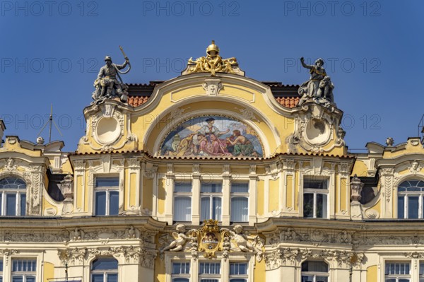 The Art Nouveau Palace of the former municipal insurance company on Old Town Square in the Old Town