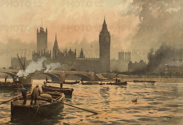 The houses of Parliament, Westminster, Westminster Palace, Palace of Westminster, seat of the