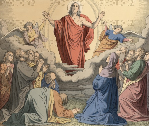 Biblical story, Ascension of Jesus, Ascension Day, symbol of a Christian festival that marks the