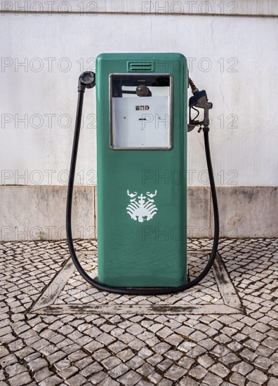Nostalgic gas pumps, Cidadele de Cascais artists' farm in Forte de Nossa Senhora da Luz de Cascais,