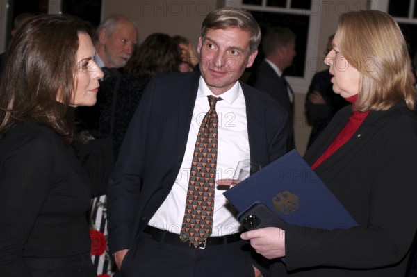 Anne Will, Uwe Neumärker, Bärbel Bas at the Prize for Civil Courage against Right-Wing Radicalism