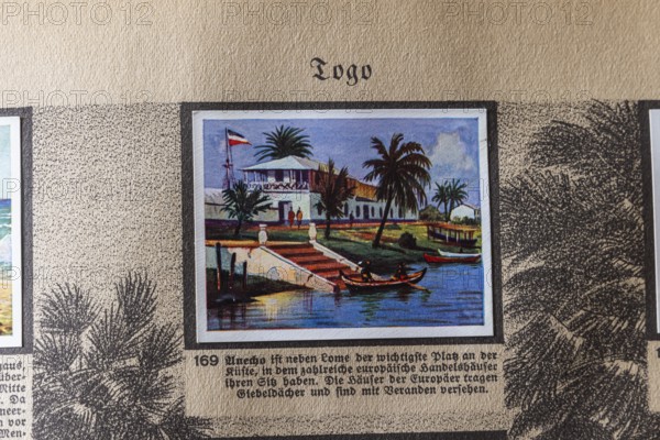German colonies. Togo. Aného or Anecho. An anthology published by Cigaretten-Bilderdienst Dresden