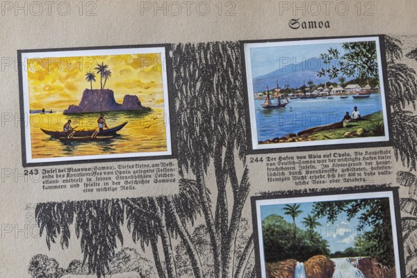 German colonies. Samoa Manono island. An anthology published by Cigaretten-Bilderdienst Dresden