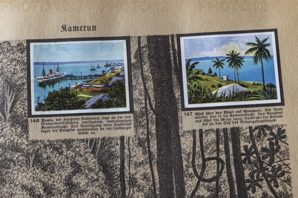German colonies. Cameroon Port of Douala, Douala. German Southwest Africa. An anthology published