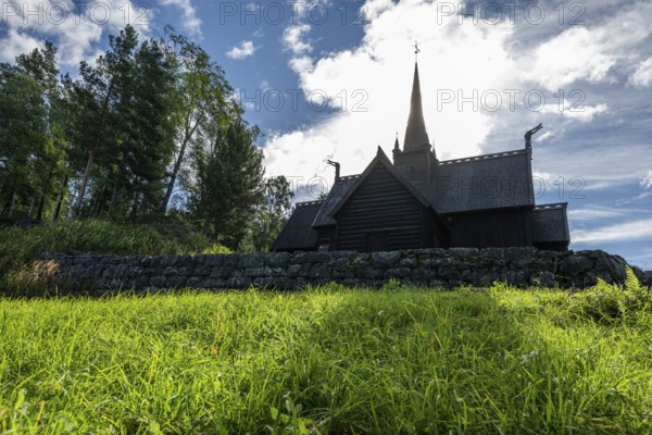 Garmo Stave Church, Maihaugen open-air museum with houses and objects from farms in Gudbrandsdal,