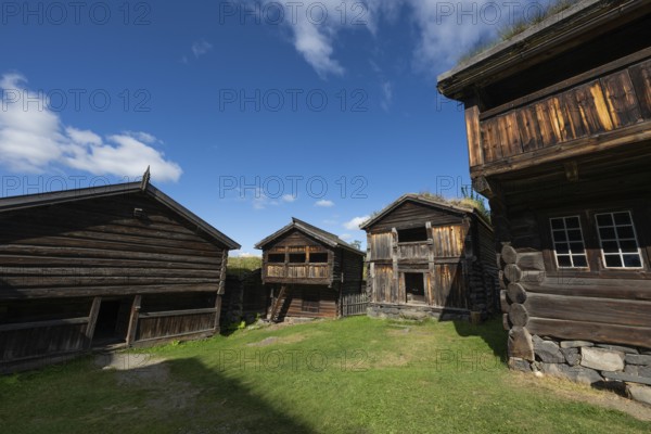 Bjørnstad, farm from Vågå, Maihaugen open-air museum with houses and objects from farms in