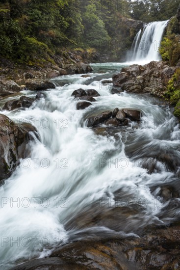 Tawhai Falls Waterfall (Gollum's Pool) . Where the Lord of the Rings film trilogies was filmed.